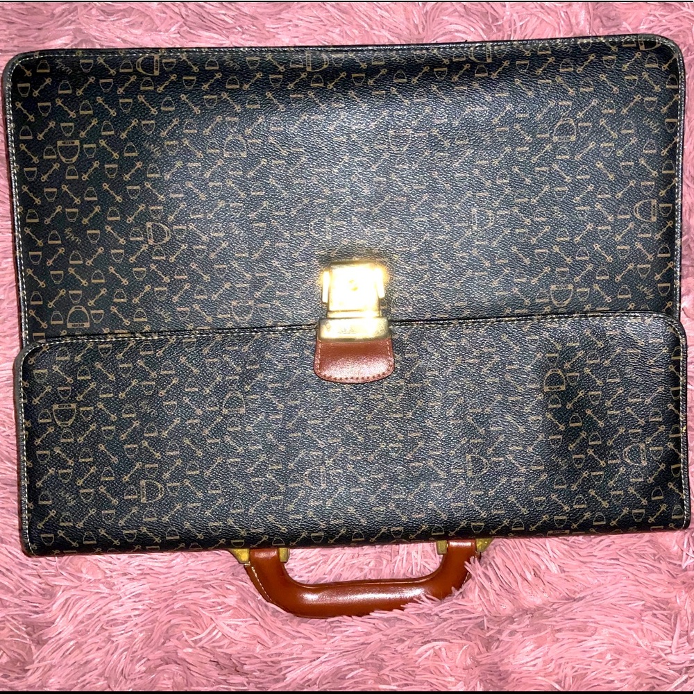 Wily bits and stirrup vintage briefcase